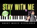 Download Lagu Goblin OST - Stay With Me (Easy Piano Tutorial)