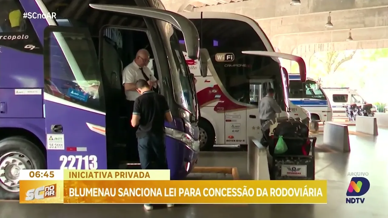 Blumenau sanciona lei que permite concessão da rodoviária à iniciativa privada