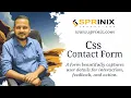CSS Contact Page Design HTML CSS Contact Form Tutorial