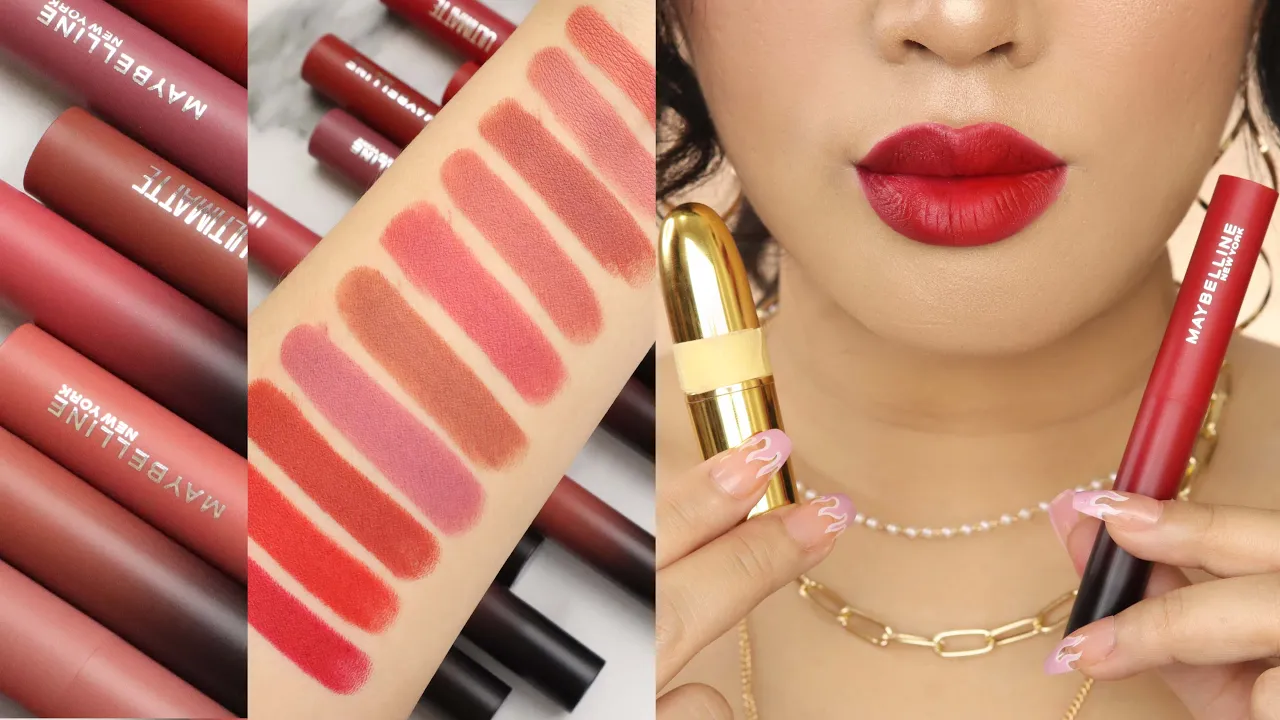MAYBELLINE SENSATIONAL LIQUID MATTE REVIEW & SWATCHES