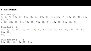 Number divisible by 3 5 and both with java