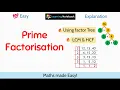 Prime Factorisation Complete Chapter