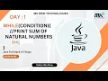 Print Numbers from 50 to 1 Using While Loop in Java Reverse Order Printing Telugu Explanation