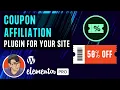 Coupon Affiliation on your Elementor Wordpress Website - All in one place WP Coupons and Deals