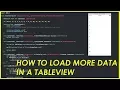 Swift 3 Tutorial - Pagination Load more data in a UITableview