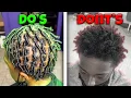 STARTER LOCS Do s and Dont s Tips Advice