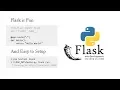 Python Flask Simple Hello World