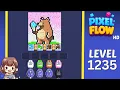 Pixel Flow Level 1235 Solution Walkthrough