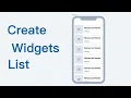 Create List of Widgets Flutter