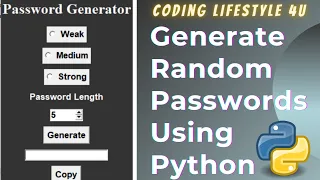 Password Generator Python GUI Mini Project For Beginners From Scratch