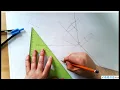 How to draw a Hexagonal Prism cut an the Oblique Plane VTH