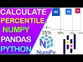 DataFrame Percentile Quartiles using Numpy Pandas Python