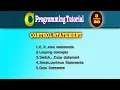 C Programming Tutorial Day 3 - Decision Making and Looping Statement if if else if else if for