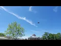 North Carolina Air National Guard over LabCorp Headquarters
