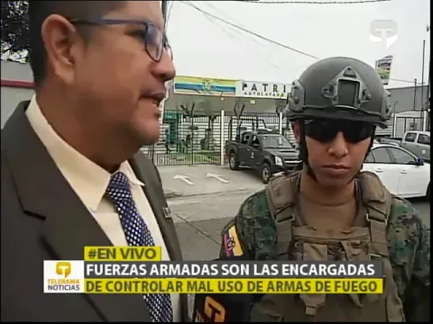 Fuerzas armadas son las encargadas de controlar mal uso de armas de fuego