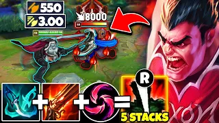 DARIUS BUT I GET AN INSTANT 5 STACK DUNK AND 1-SHOT YOU! (520 AD, 3.00 ATTACK SPEED)