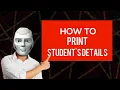 How to print Student details in java