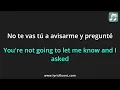Junior H - MIÉNTELE Lyrics English Translation - Spanish and English Dual Lyrics  - Subtitles