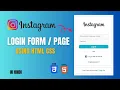 Create Instagram Login Page Using HTML CSS Instagram Login Page Clone Using CSS HTML