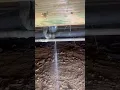 repairing a copper line in a crawlspace