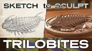 Trilobite Back to Life – Sketches to 3D Sculpt | Jesus Conde Paleoart Ep. 1