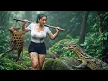 Download Lagu Monitor Lizards Attack At Night – Craft Giant Traps And Hunt Wild Boars | 20 Days Jungle Survival