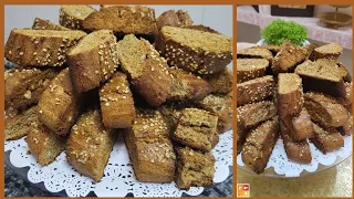 حلويات 🇩🇿متنوعة الطمينة للمزيودين بالمقادير/ كروكي صحي بمكونات صحية %100/gateau sec le Croquet sain