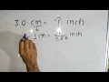 30cm in inches Surendra khilery Hindi