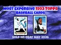 1993 Topps Most Expensive eBay Sales Baseball Cards May 2026