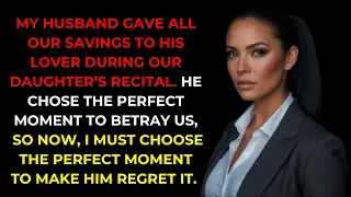 During Our Daughter’s Recital, My Husband Transferred Our Savings To His Lover’s Account