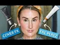 COVER FX vs ERE PEREZ FOUNDATION Does Dimethicone Matter Clean Beauty Side By Side Wear Test