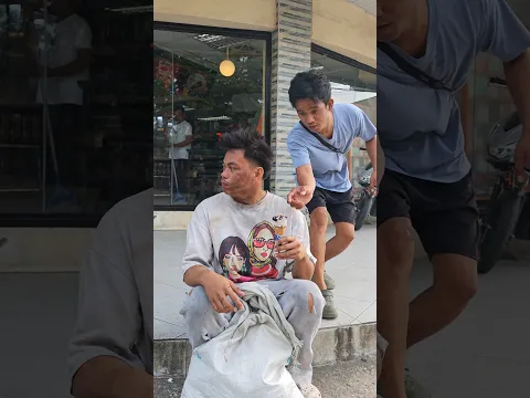 snatching his ice cream
