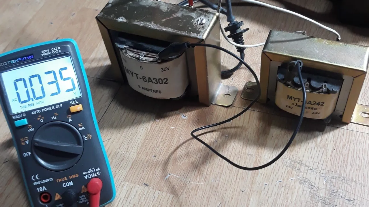 parallel serries connection of transformer torroid or EI core transformer.