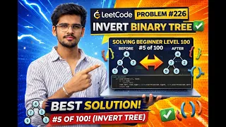 Invert Binary Tree LeetCode 226 Java Solution Beginner DSA Series