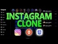 Instagram Clone Using HTML CSS 2026 Project - 2 Full Stack Web Development Course