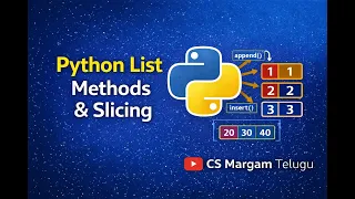 Python List Methods Slicing Explained CS Margam