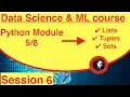 python for beginners python lists python tuples python sets