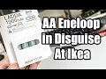 Ikea LADDA Eneloop in Disguise 1900 mAh Rechargeable Battery HR6 AA Review Capacity Test