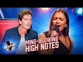 Download Lagu Spectacular HIGH NOTES in the Blind Auditions of The Voice