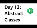 Hackerrank Day 13 Abstract Classes Solution - Java 8 Hackerrank 30 Days Of Code