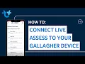AuctionsPlus How To Connect Live Assess to Your Gallagher Device