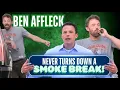 Ben Affleck Quells His Nerves With An On-Set Smoke Break