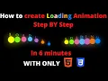 glow dots IN 6 MINUTES Only HTML CSS