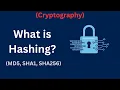 Hindi What is Hashing with Example Hashing Algorithm MD5 SHA256