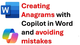 How to generate anagrams in Microsoft Word using Copilot