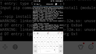 How to install on Qpython pip - consol