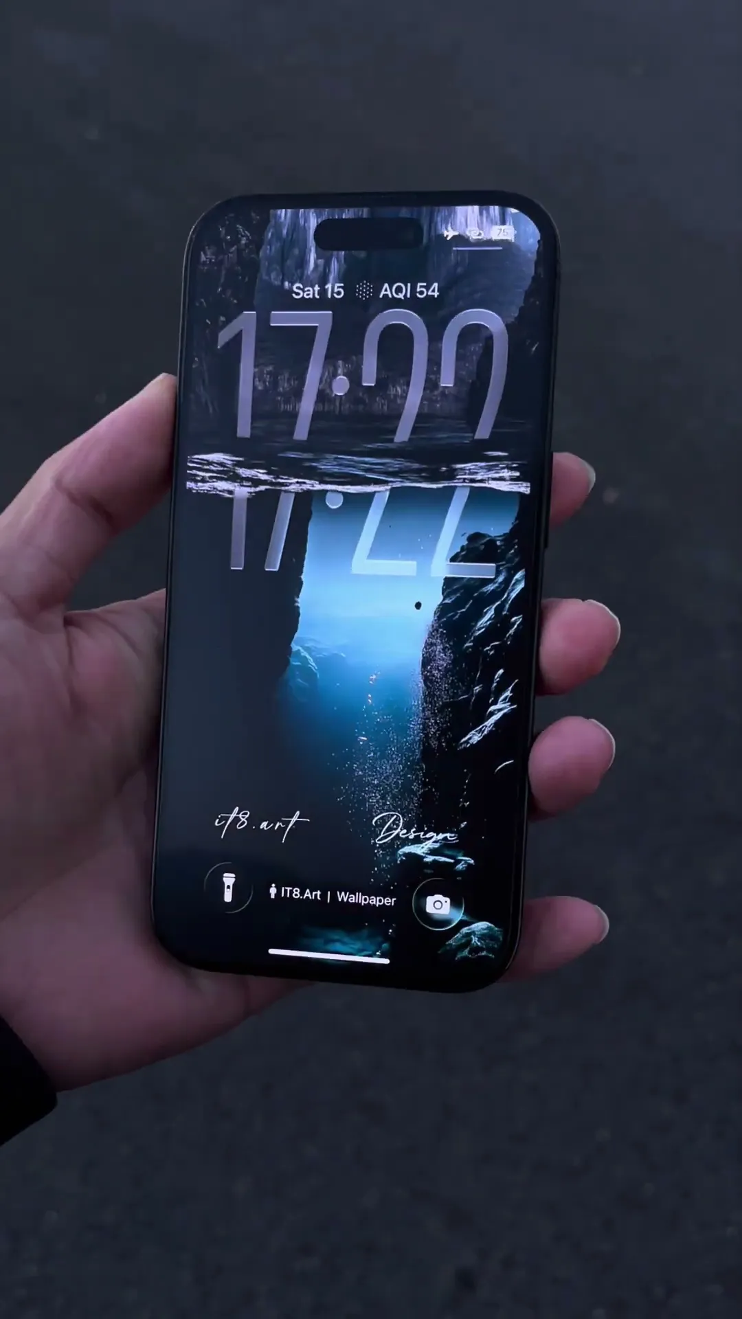 iOS 26 Deep Effect iPhone Wallpaper Setup Preview