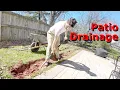 Building a French Drain around a paver patio