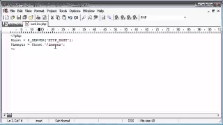 62 SERVER Variables Host Name