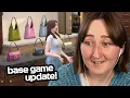 the new sims update comes with PURSES